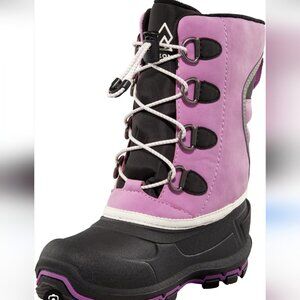 Girls Ripzone Winter Boots - Size 5 Age 9-10 Like New